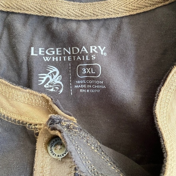 New Legendary Whitetails Men's Recluse Henley Hunters Shirt Size 3XL - Picture 6 of 16